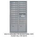 Postal Products Unlimited Postal Products Unlimited N1029415SLVR 20 Door Standard 4C Mailbox with 2 Parcel Lockers - Silver N1029415SLVR